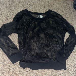 Mesh Long-Sleeve Shirt